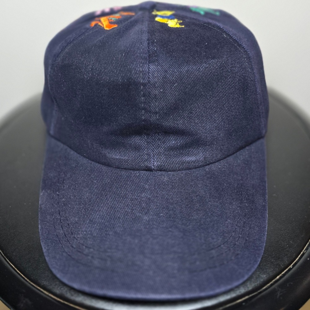 Grateful Dead 90s Original Dancing Bears Embroidered Vintage Band Strapback Hat